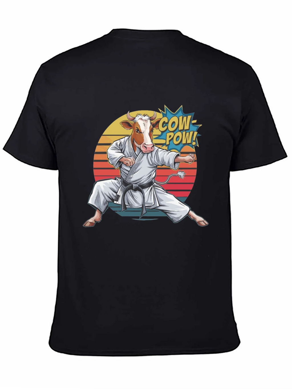 Cow Karate T-Shirt - Funny Animal Tee product image 4