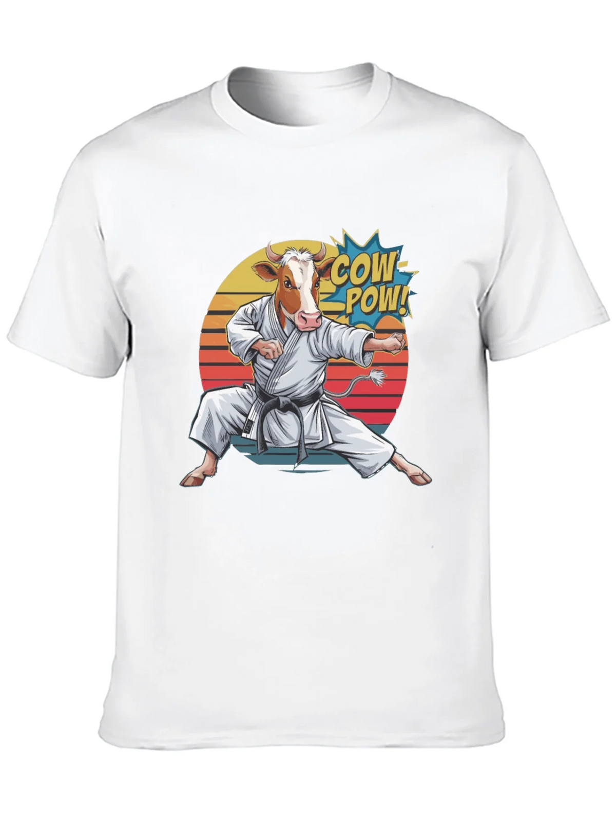 Cow Karate T-Shirt - Funny Animal Tee product image 9