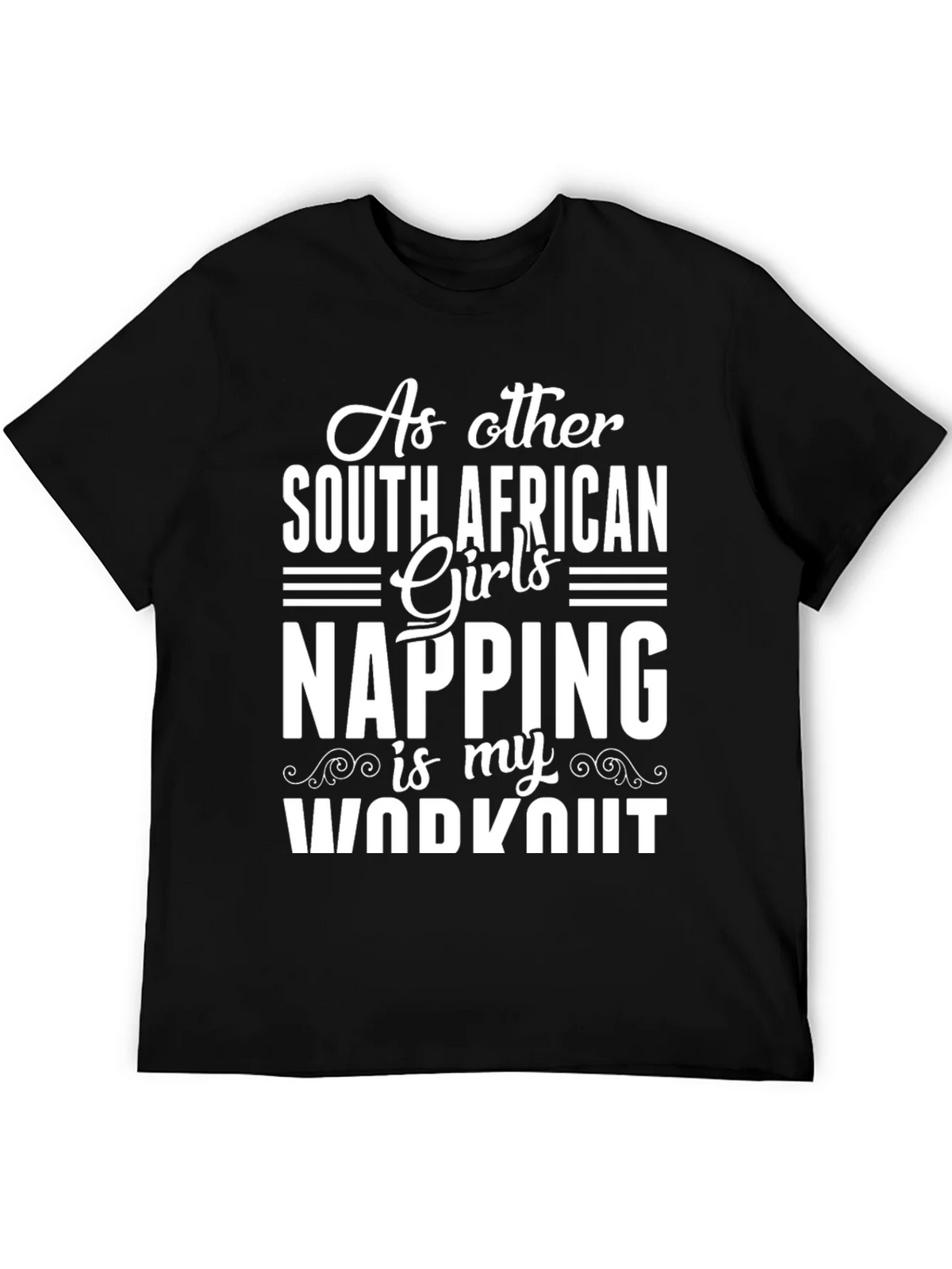 Funny Napping Workout T-Shirt - South African Girls product image 5