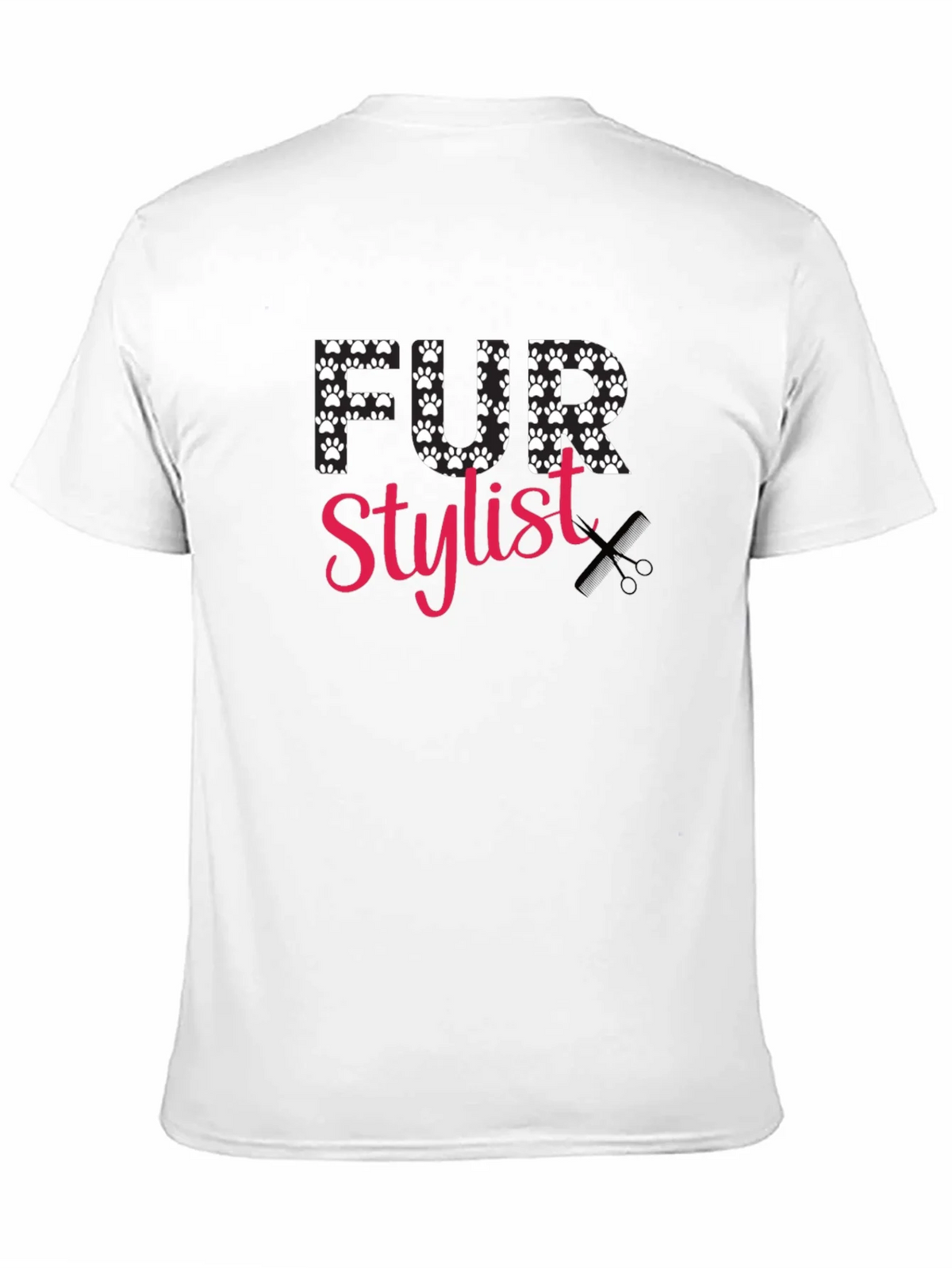 Fur Stylist T-Shirt - Paw Print Design product image 10