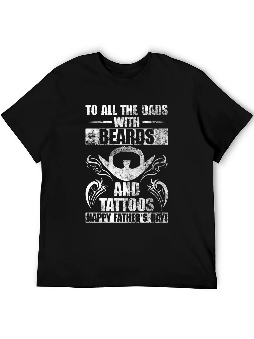 Bearded & Tattooed Dad T-Shirt - Happy Fathers Day! product image 5