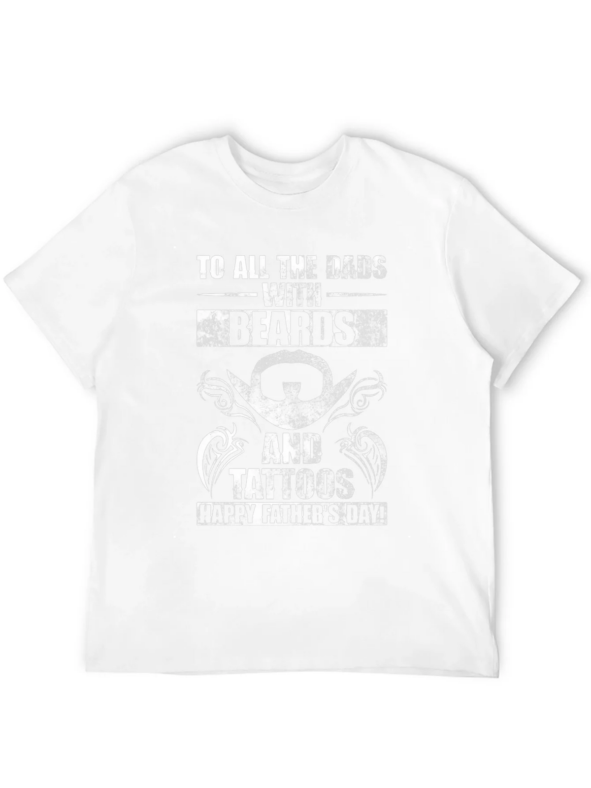 Bearded & Tattooed Dad T-Shirt - Happy Fathers Day! product image 11