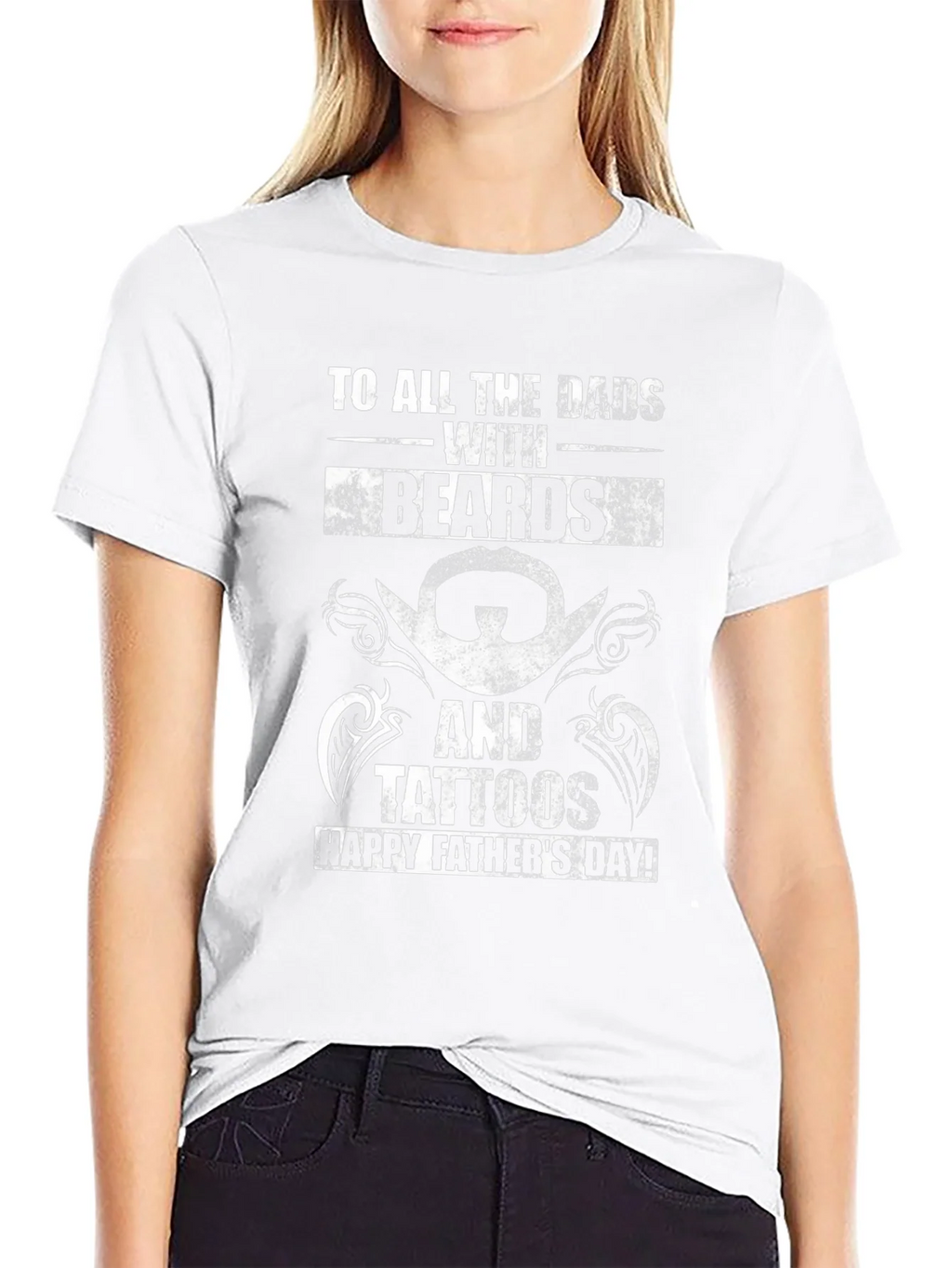 Bearded & Tattooed Dad T-Shirt - Happy Fathers Day! product image 8