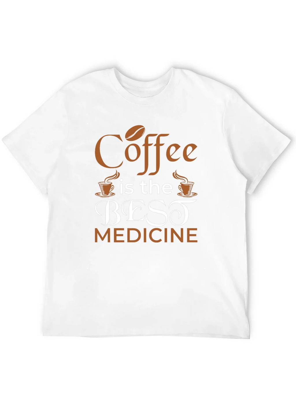 Coffee Is The Best Medicine T-Shirt - Black product image 11
