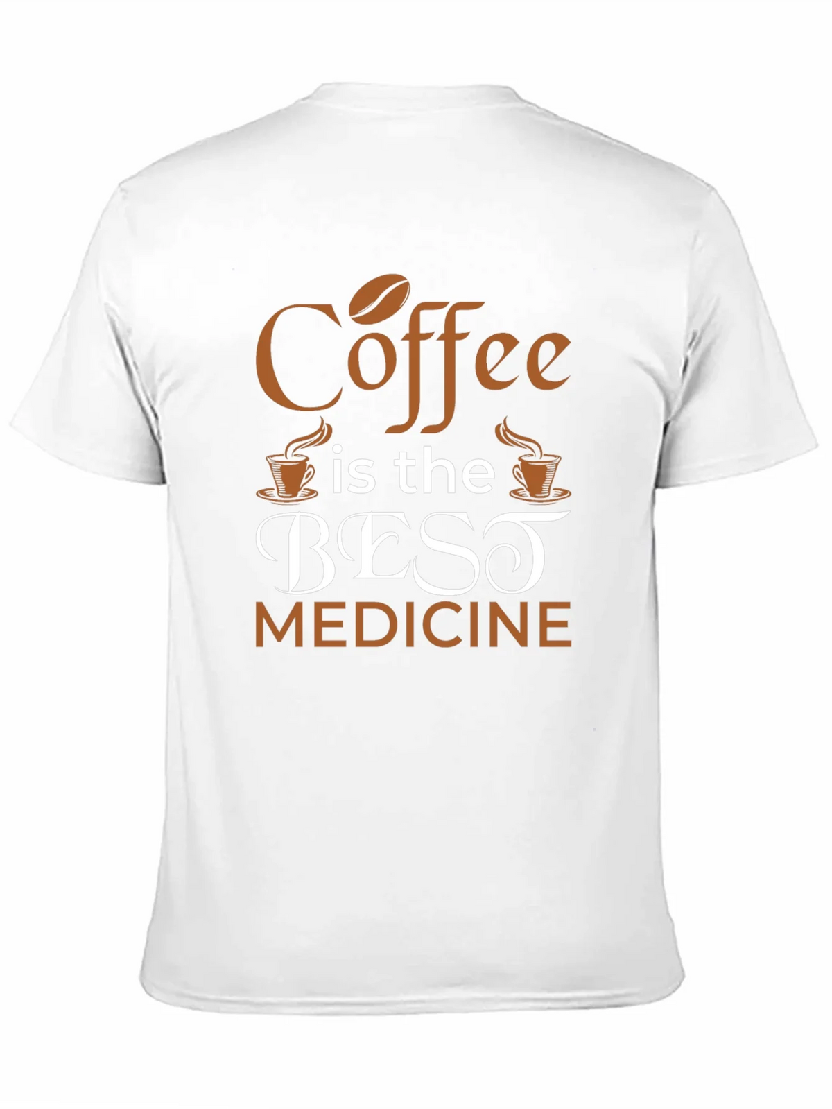 Coffee Is The Best Medicine T-Shirt - Black product image 10