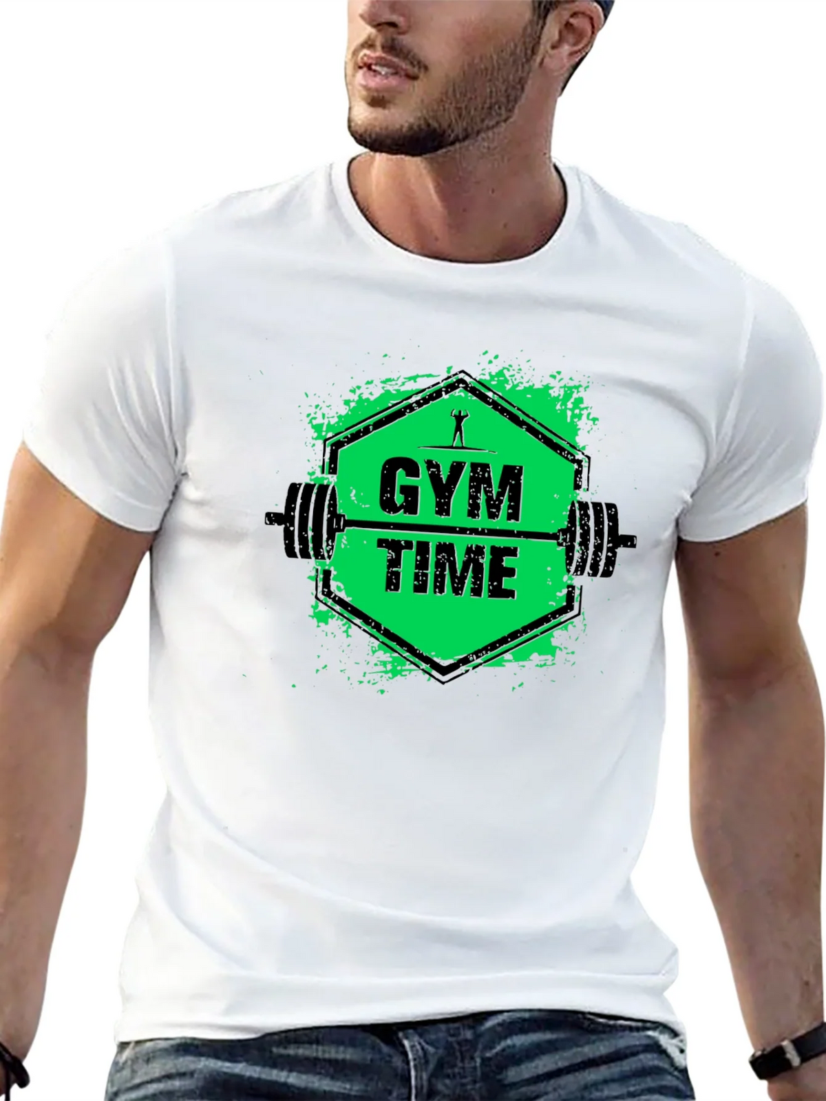 Gym Time Graphic T-Shirt - Fitness Apparel product image 3