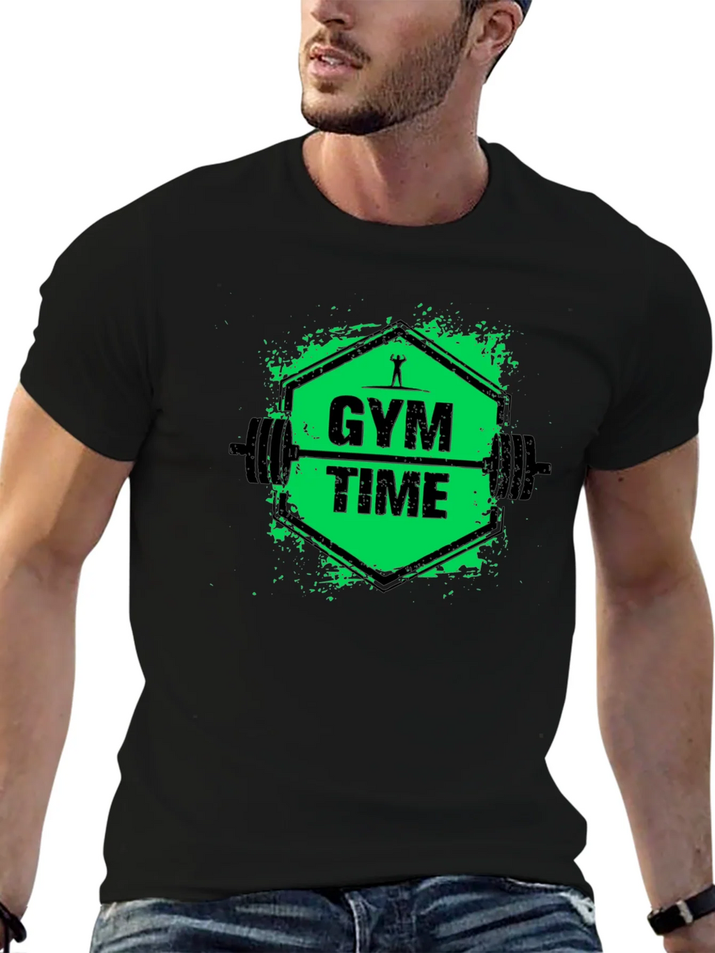 Gym Time Graphic T-Shirt - Fitness Apparel product image 2