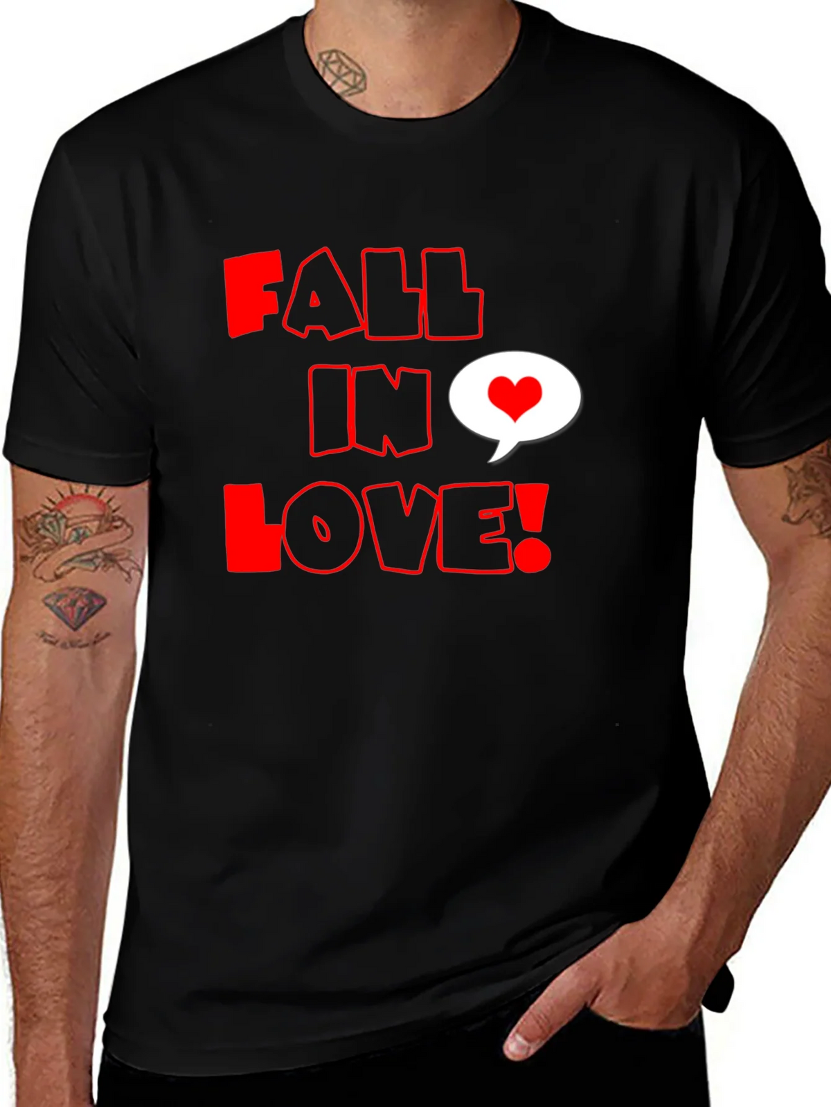 Fall In Love Graphic Tee product image 1