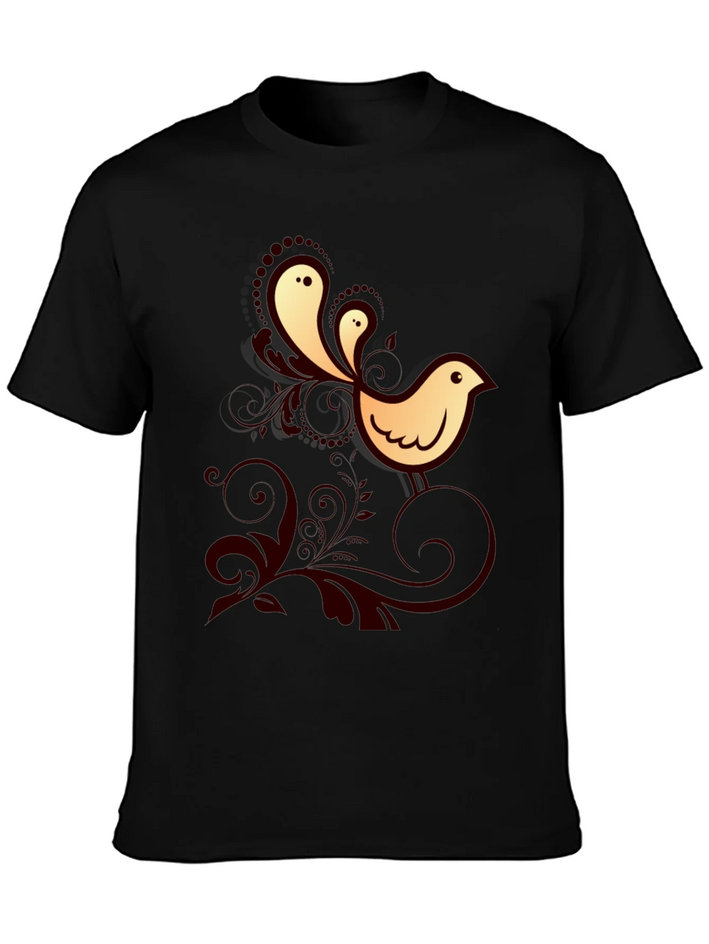 Bird Graphic Print Crew Neck Tee product image 3