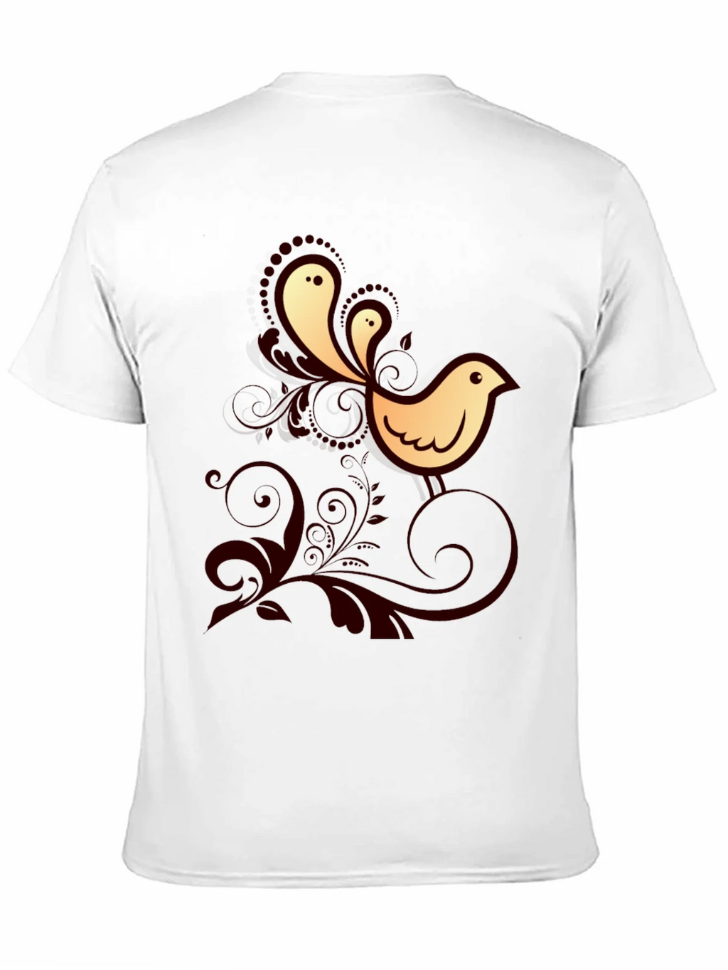 Bird Graphic Print Crew Neck Tee product image 10