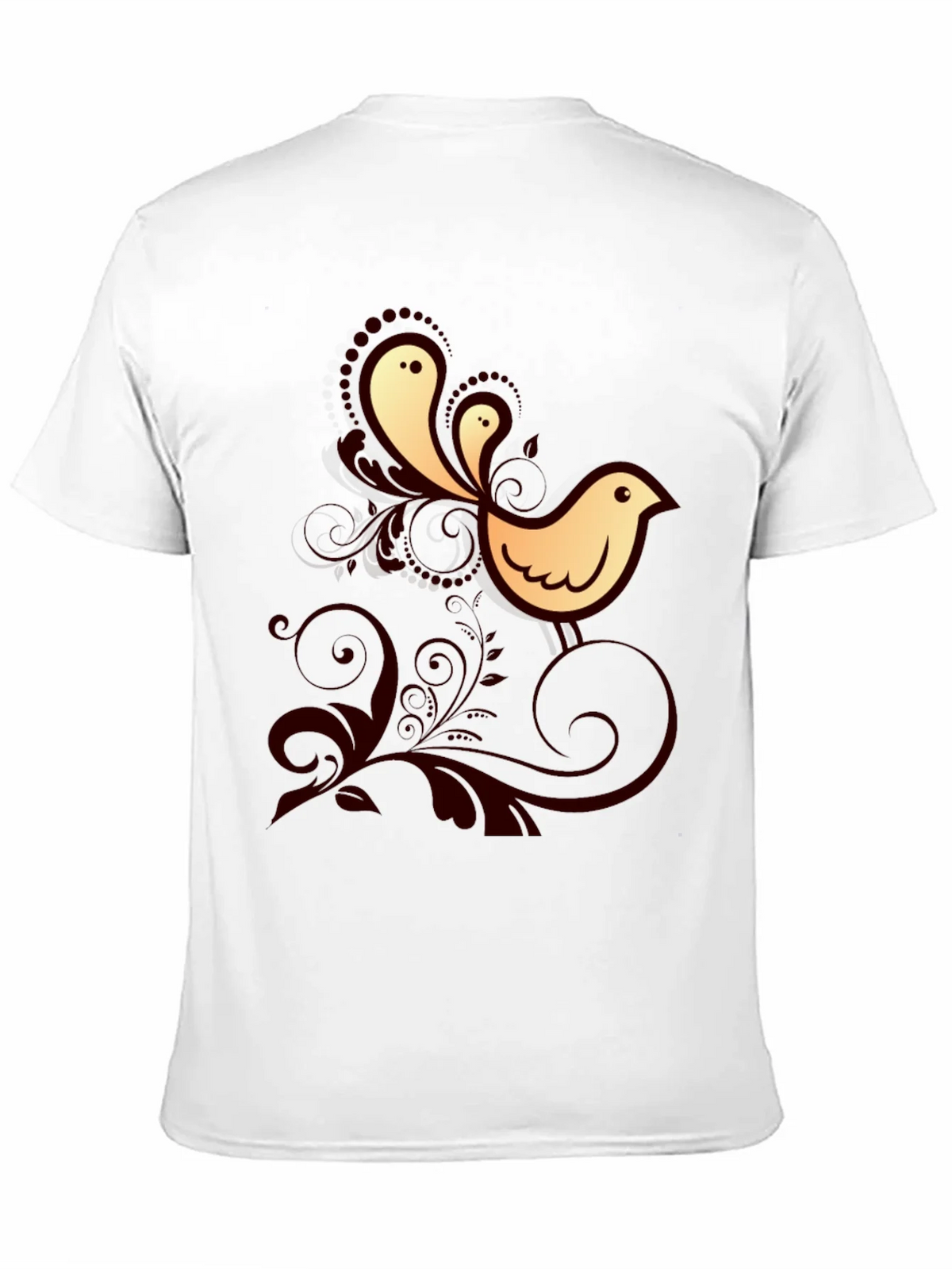Bird Graphic Print Crew Neck Tee product image 10