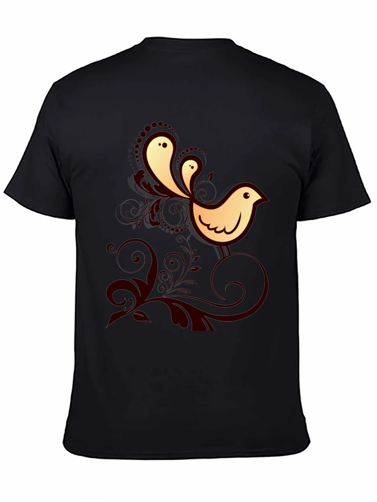 Bird Graphic Print Crew Neck Tee product image 4