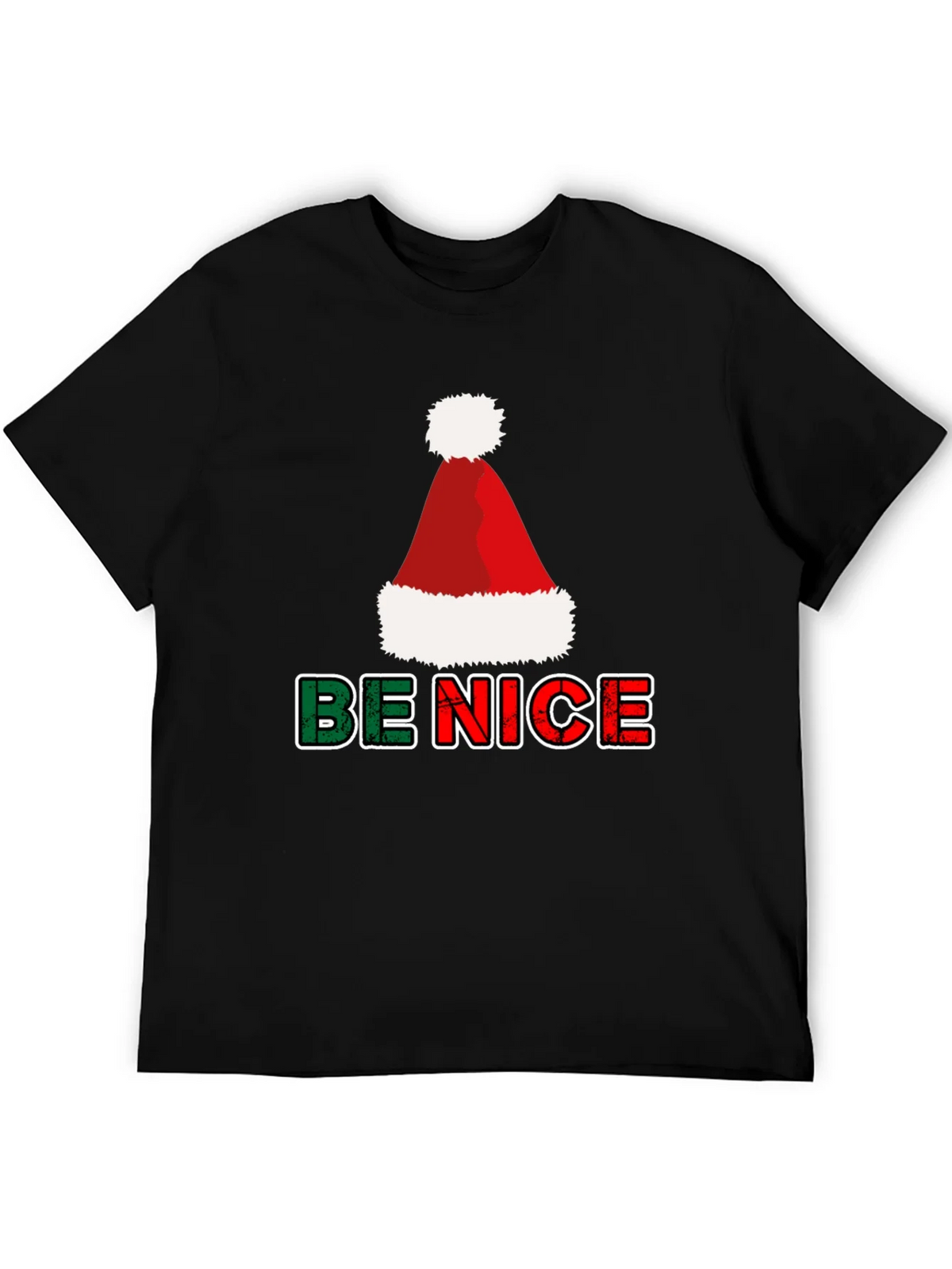 Be Nice Christmas T-Shirt - Holiday Festive Top