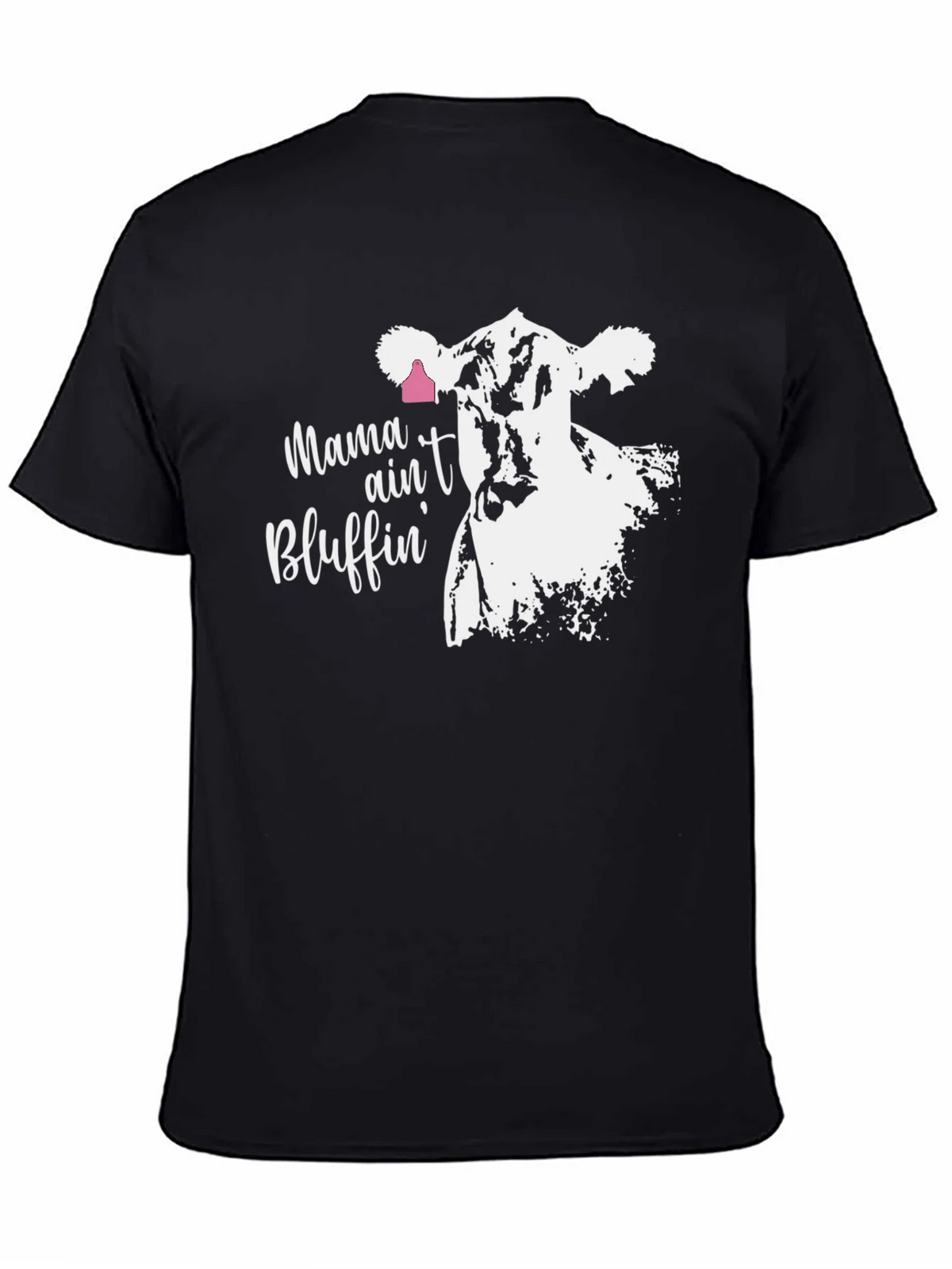 Mama Aint Bluffin Cow Graphic T-Shirt product image 4