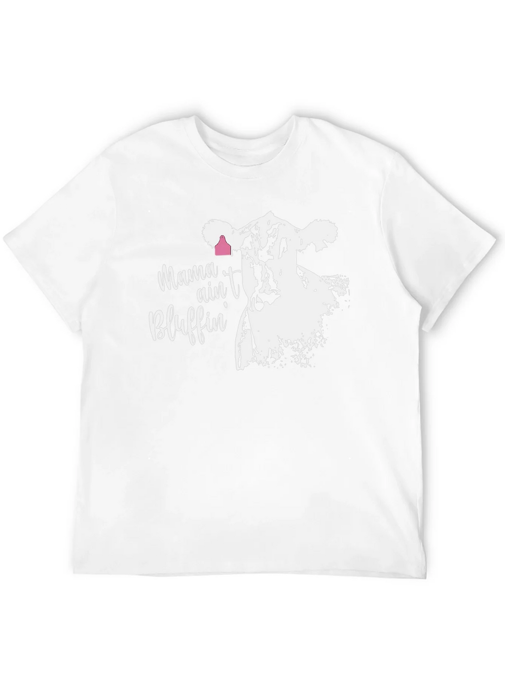 Mama Aint Bluffin Cow Graphic T-Shirt product image 11