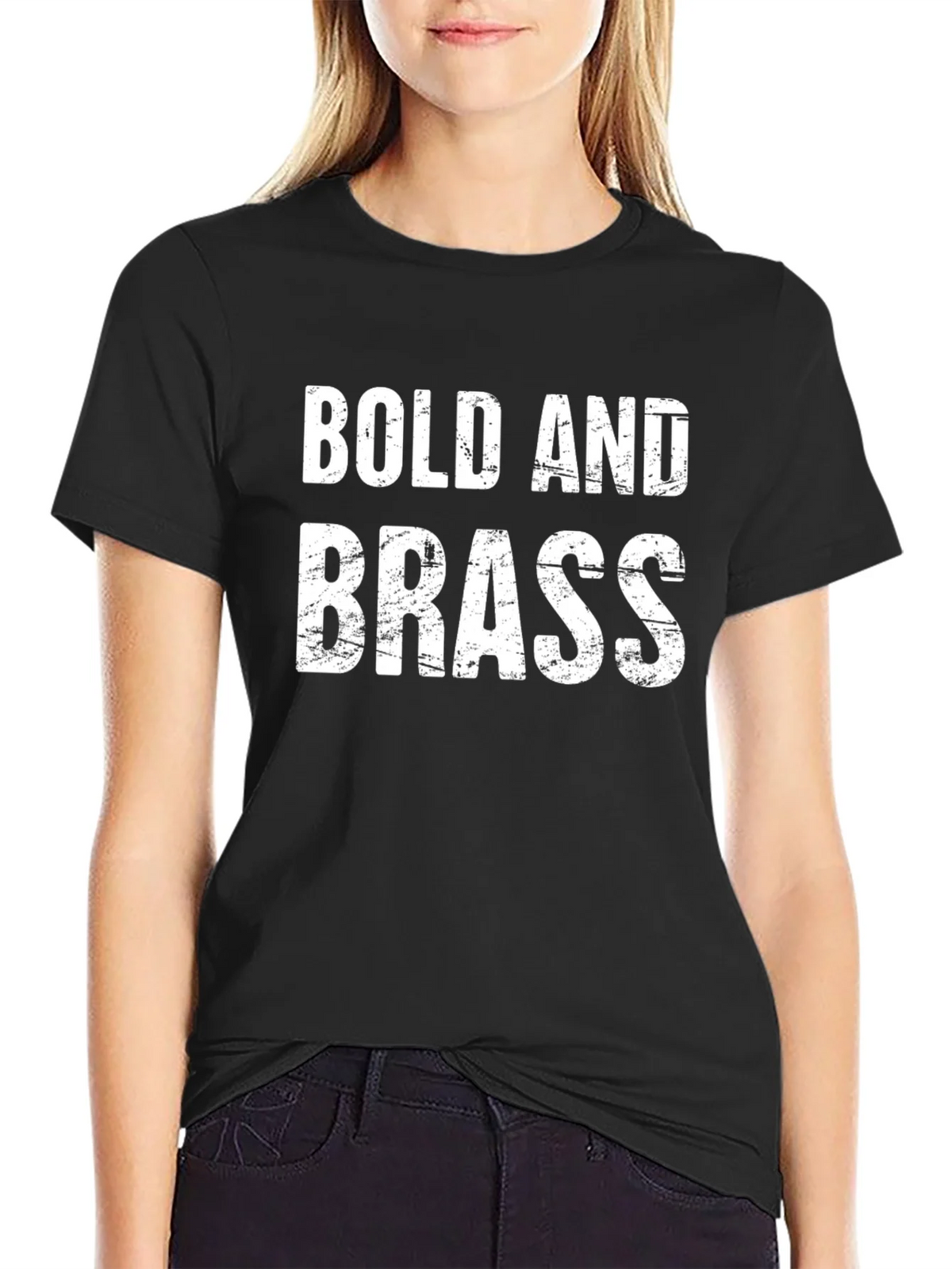 Bold and Brass Graphic Tee - Mens Black T-Shirt product image 2