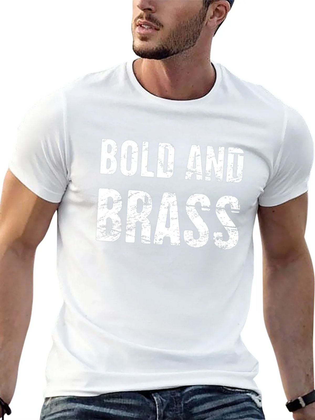 Bold and Brass Graphic Tee - Mens Black T-Shirt product image 12
