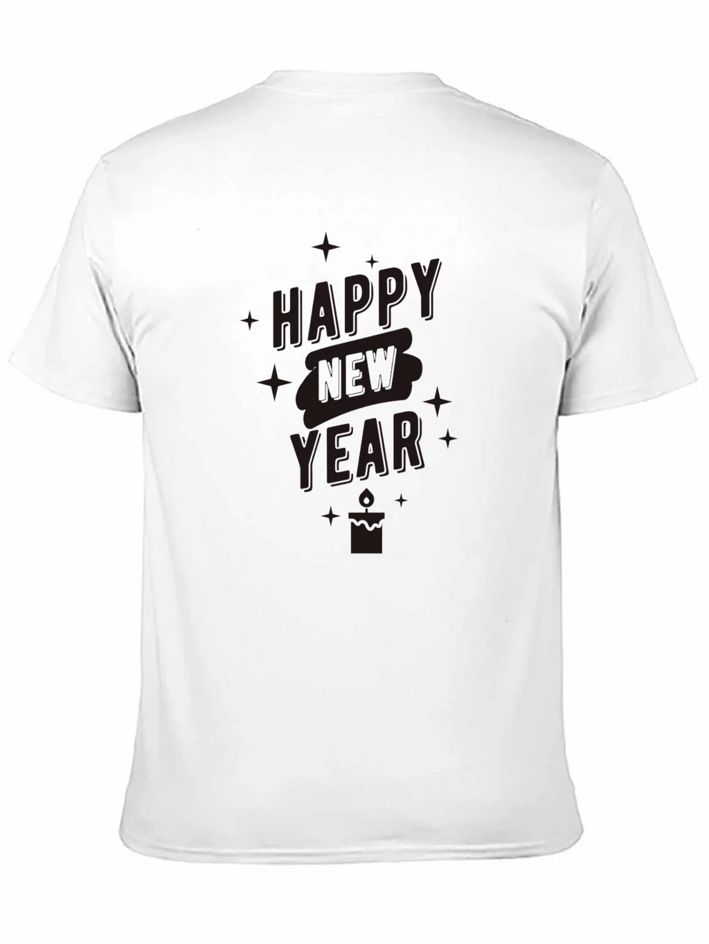 Happy New Year Black Graphic Tee product image 10