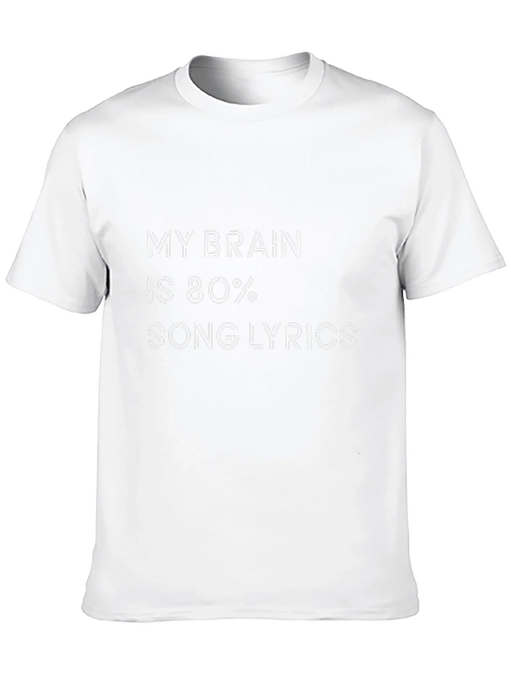 Song Lyrics Mind Black T-Shirt product image 9