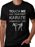 Karate Lesson T-Shirt: Touch Me & Get Free Training! product image 1