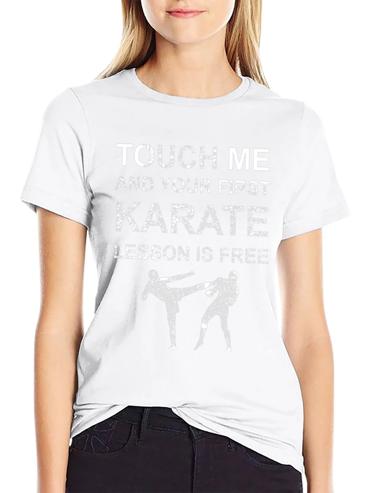 Karate Lesson T-Shirt: Touch Me & Get Free Training! product image 7