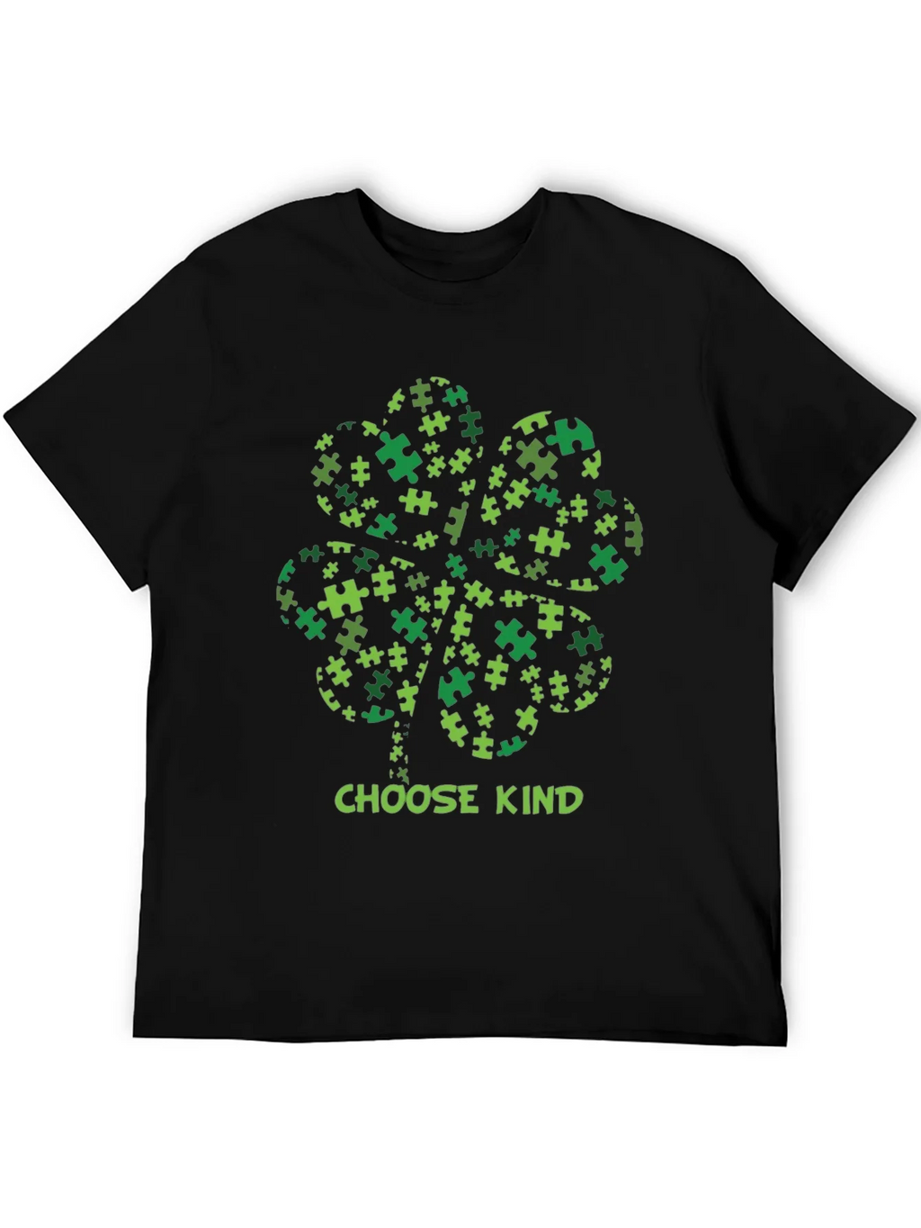Autism Awareness Shamrock T-Shirt product image 3
