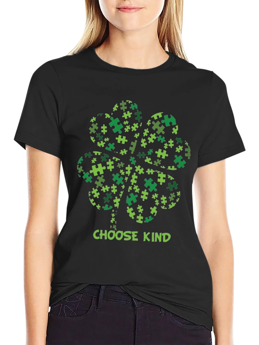 Autism Awareness Shamrock T-Shirt product image 2