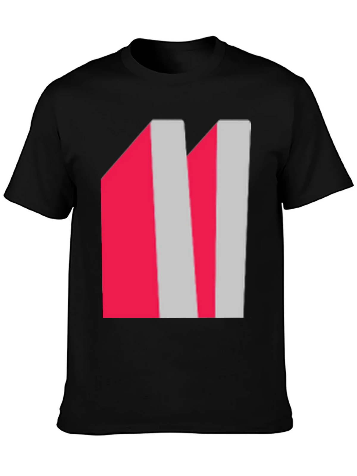 Abstract Striped Graphic Tee - Modern Casual Wear product image 3