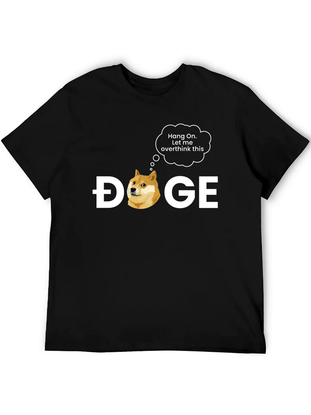 Doge Overthink Graphic T-Shirt - Meme Crypto Tee product image 5
