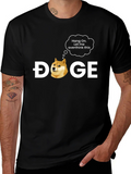 Doge Overthink Graphic T-Shirt - Meme Crypto Tee product image 1