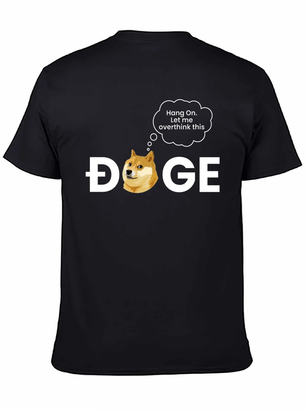Doge Overthink Graphic T-Shirt - Meme Crypto Tee product image 4