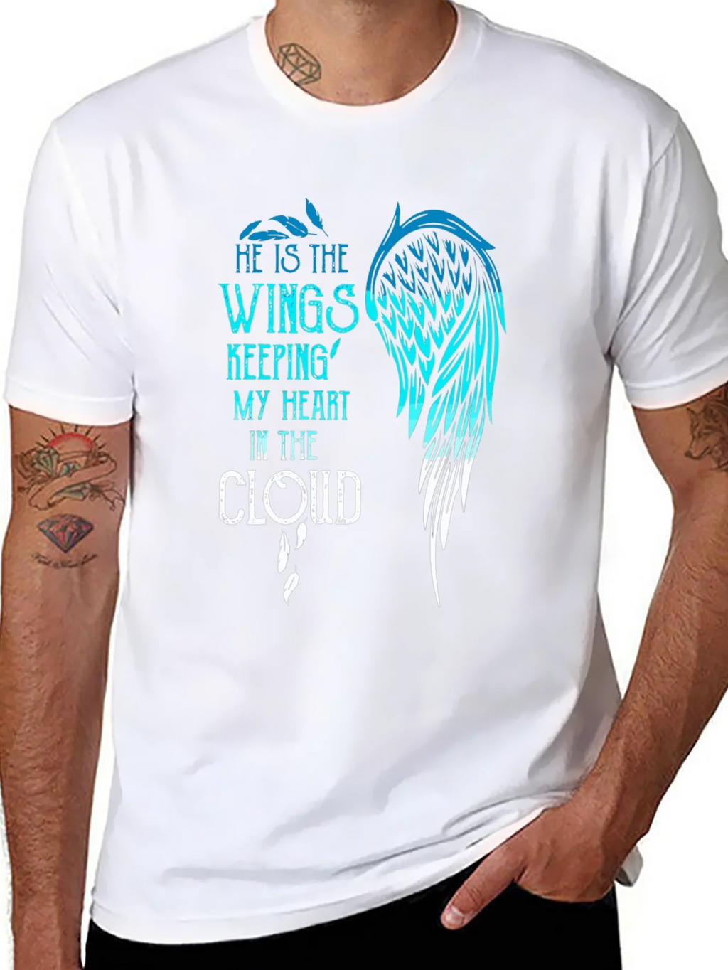 He is the Wings T-Shirt product image 7