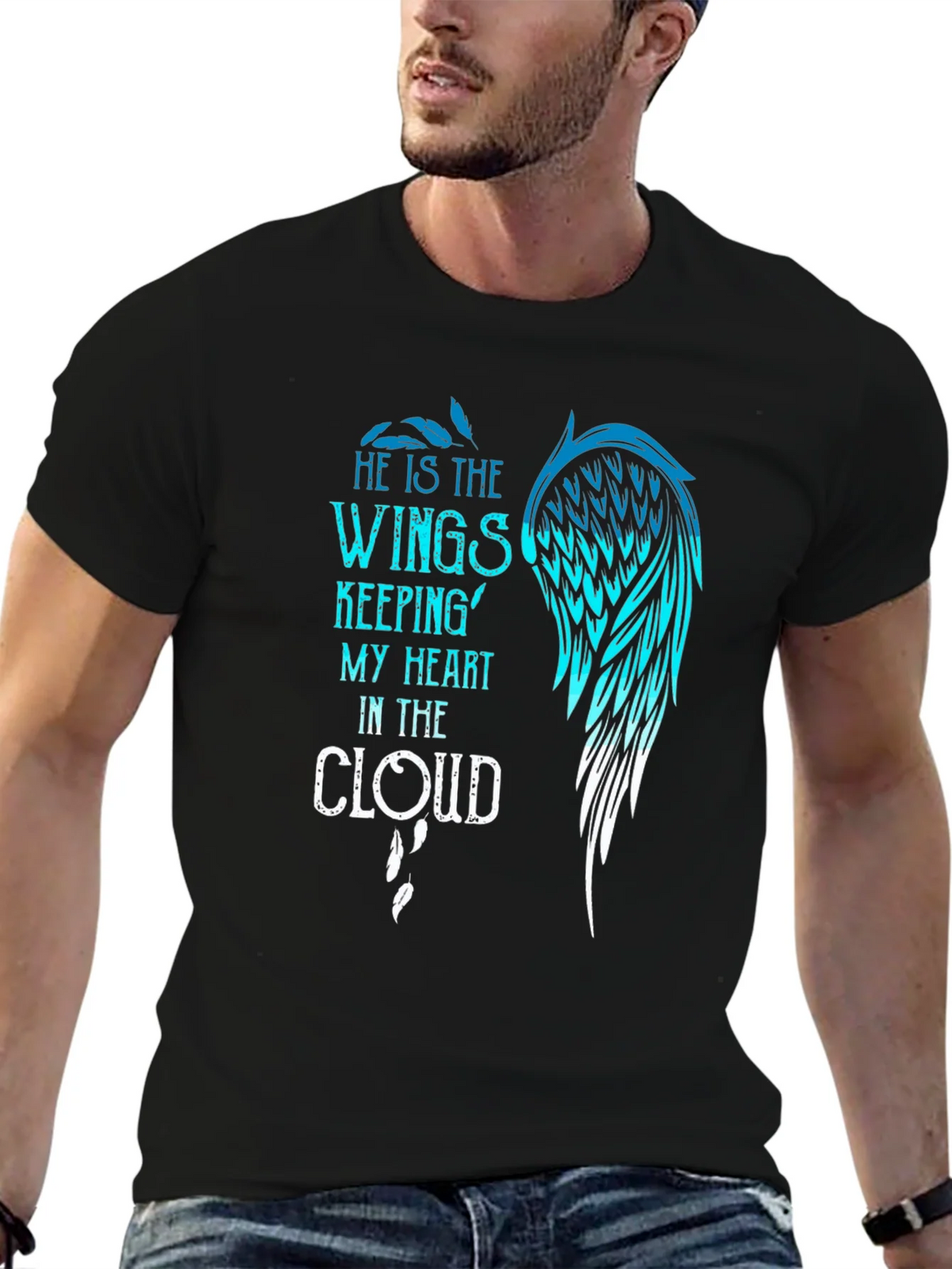 He is the Wings T-Shirt product image 6