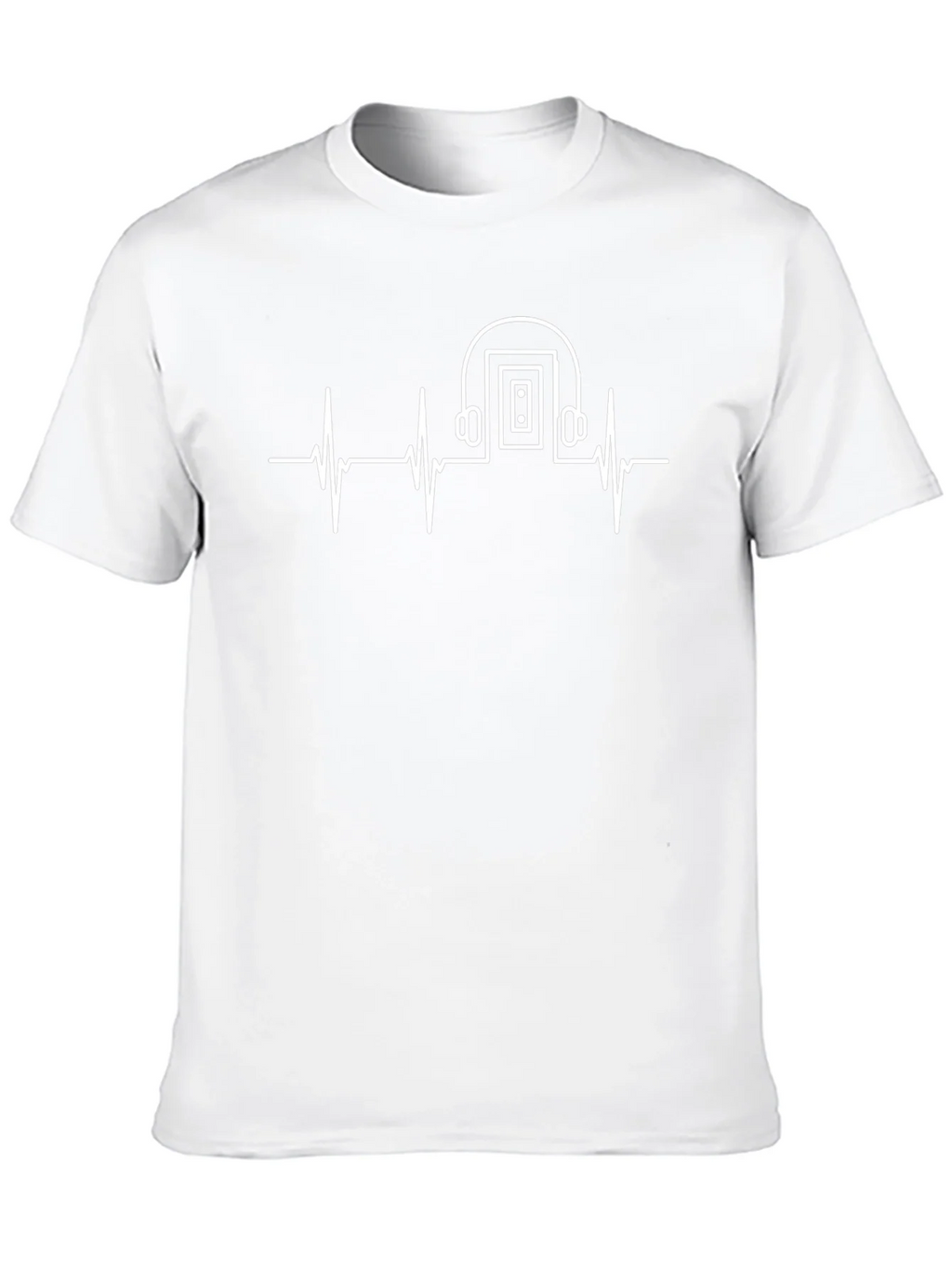 Music is Life T-Shirt - Heartbeat Headphones product image 9