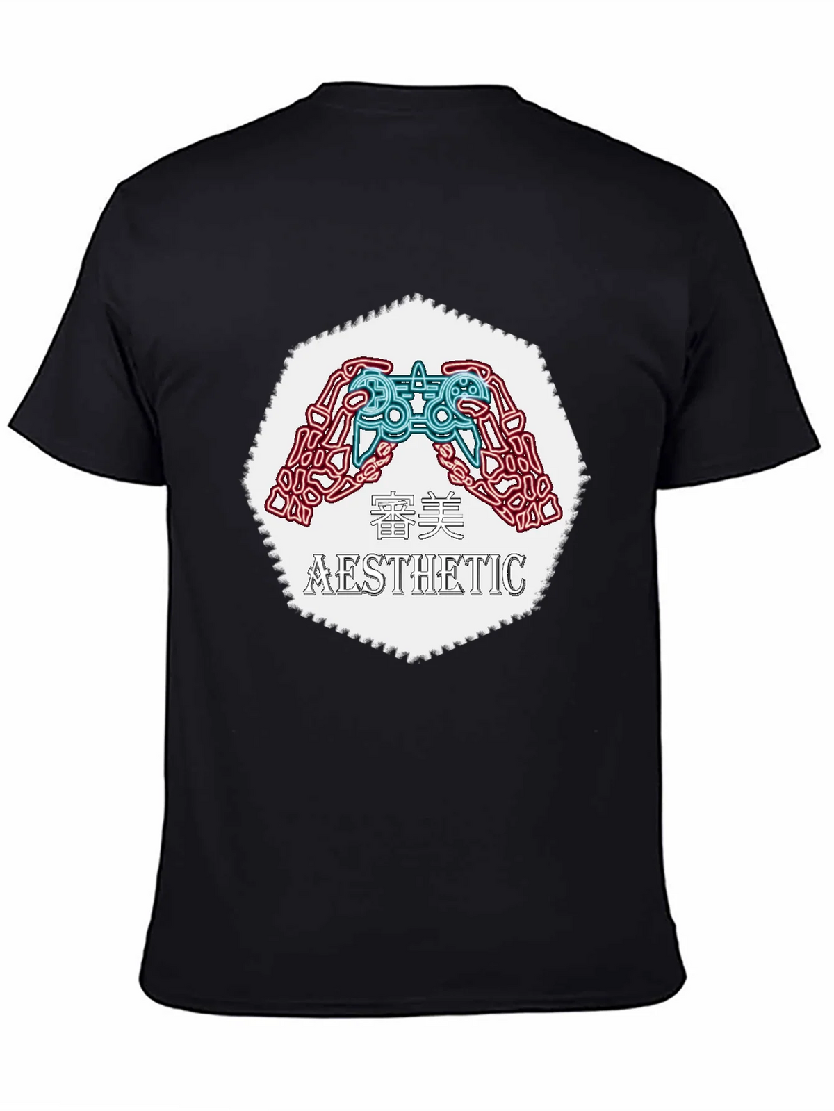Aesthetic Gamer Graphic Tee - Black product image 4
