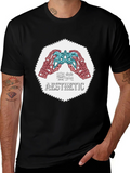 Aesthetic Gamer Graphic Tee - Black product image 1