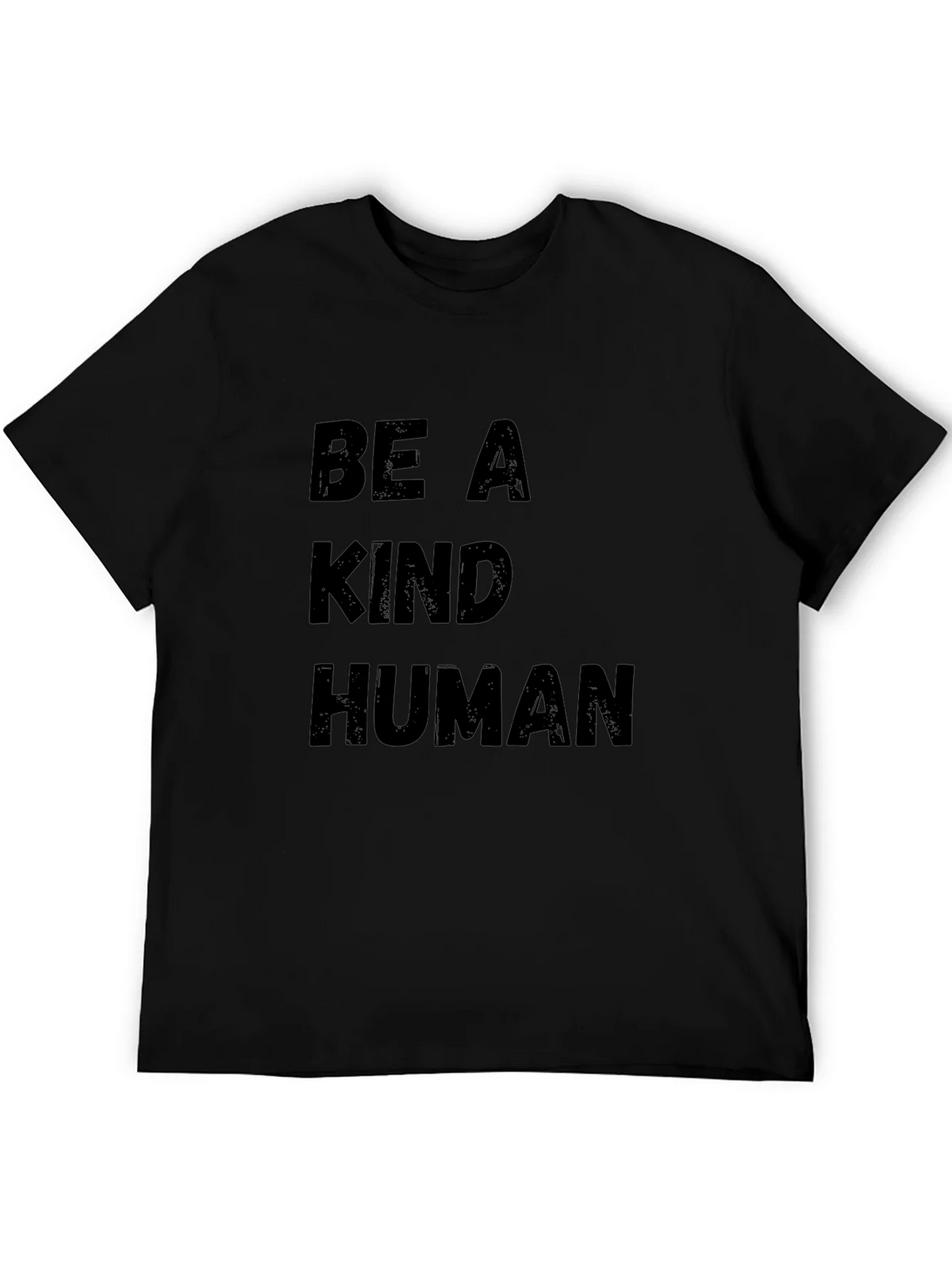 Be A Kind Human Graphic Tee - Black Casual T-Shirt product image 5