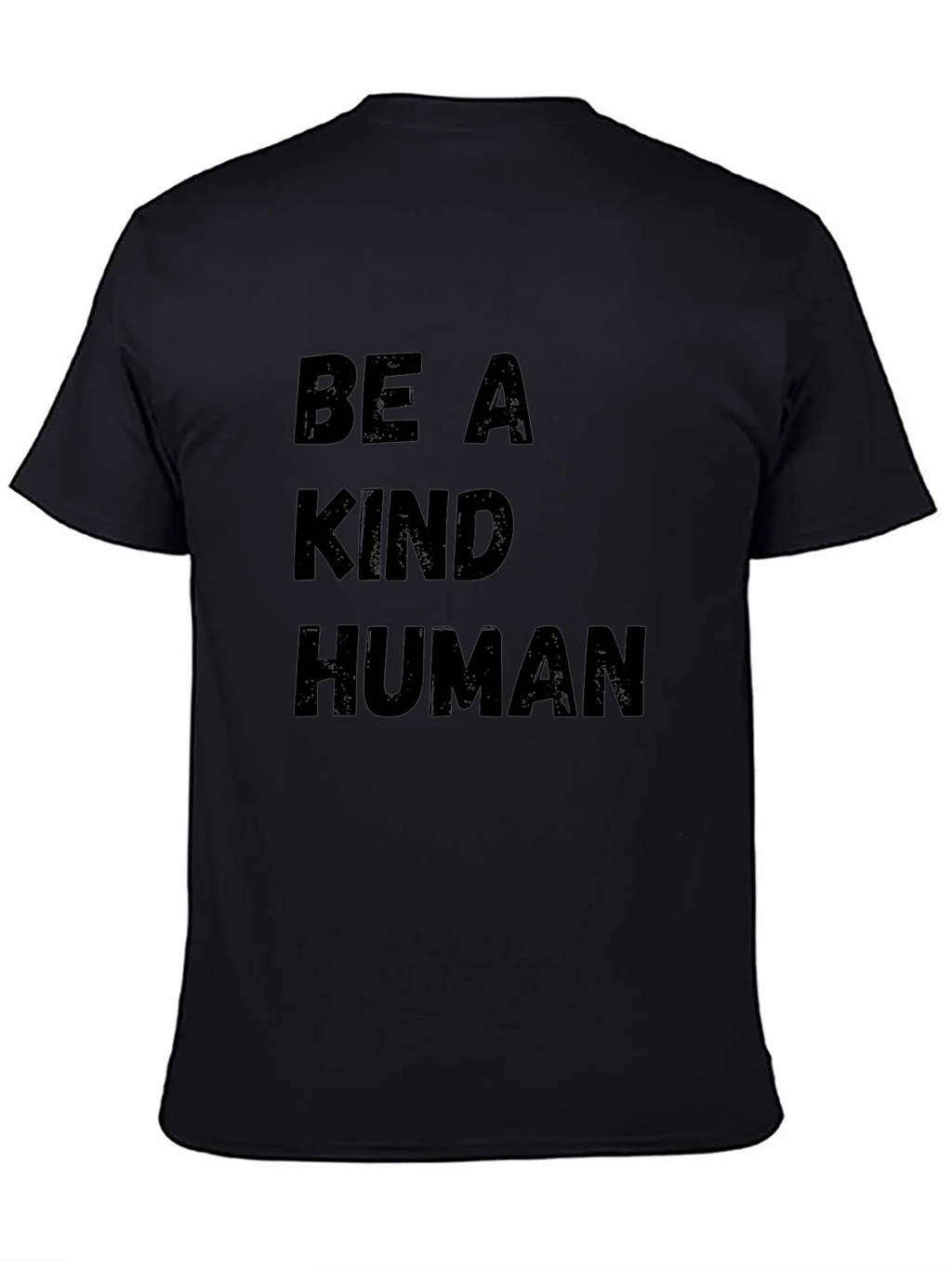 Be A Kind Human Graphic Tee - Black Casual T-Shirt product image 4