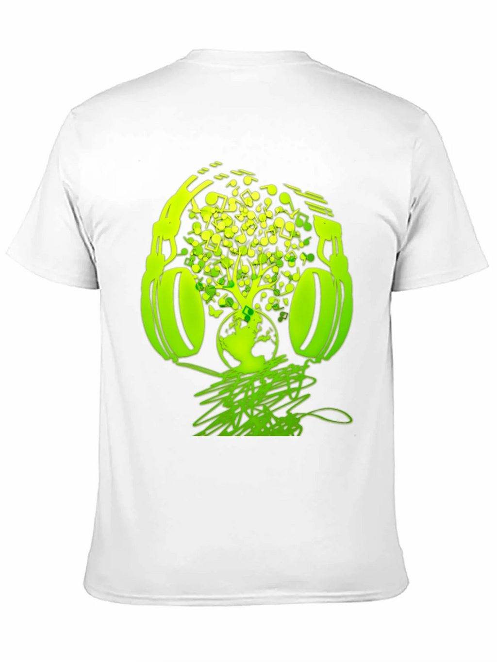 Earth Beats T-Shirt: Music Headphones Graphic Tee product image 9