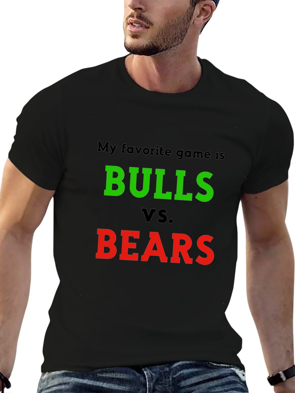 Bulls vs. Bears T-Shirt - Stock Market Game product image 6