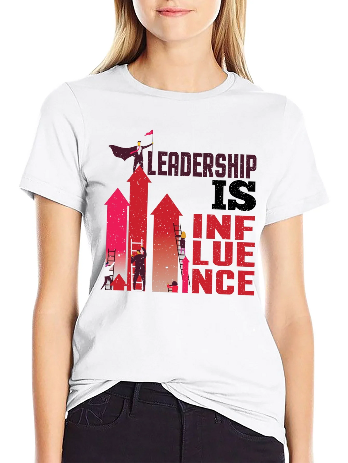 Leadership is Influence Graphic T-Shirt product image 8
