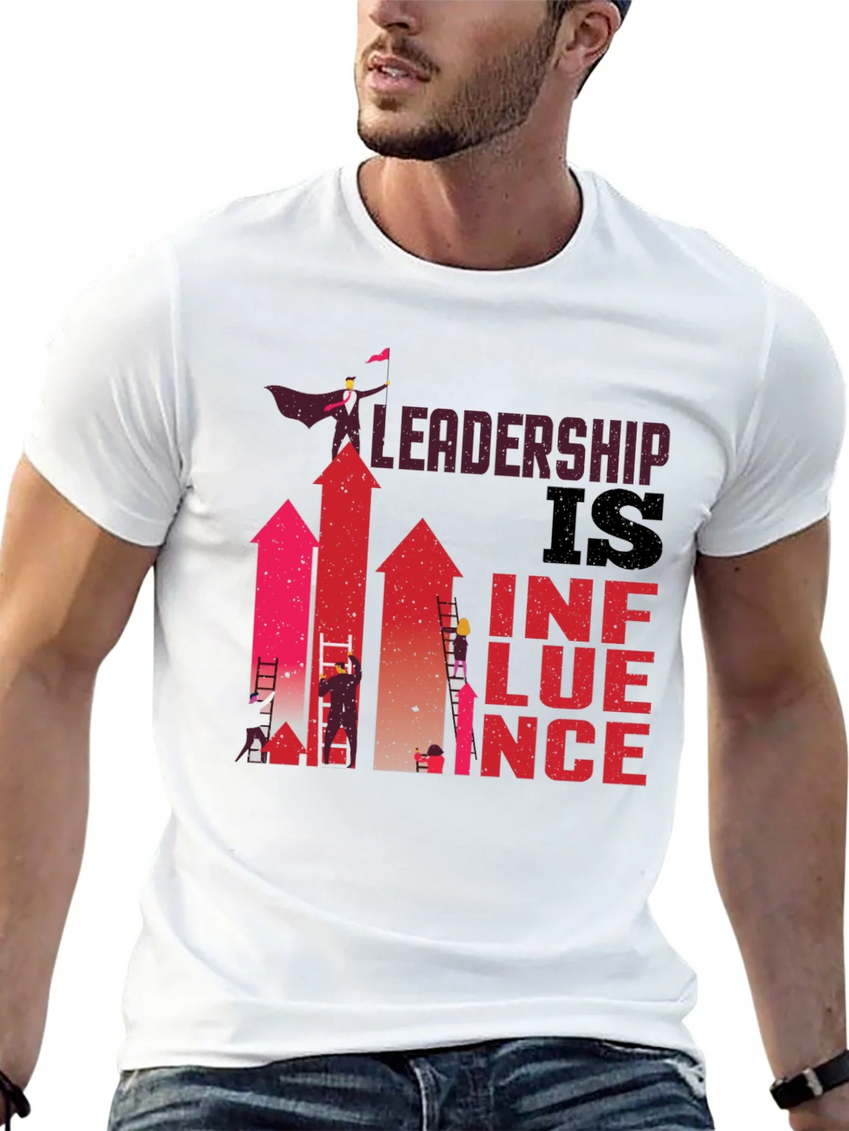 Leadership is Influence Graphic T-Shirt product image 12