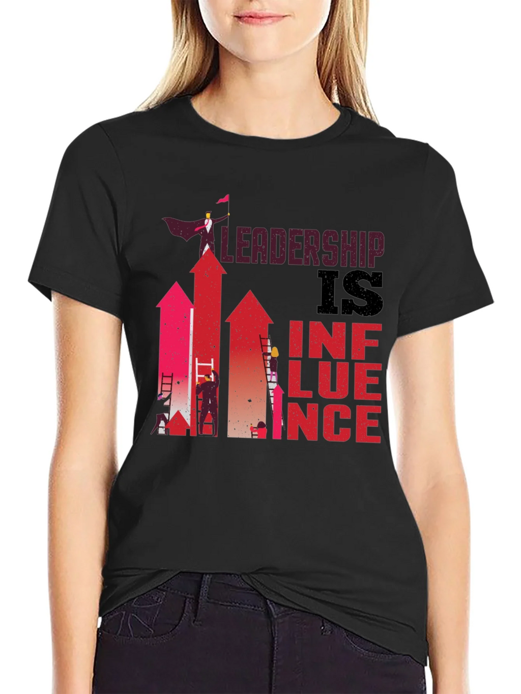 Leadership is Influence Graphic T-Shirt product image 2
