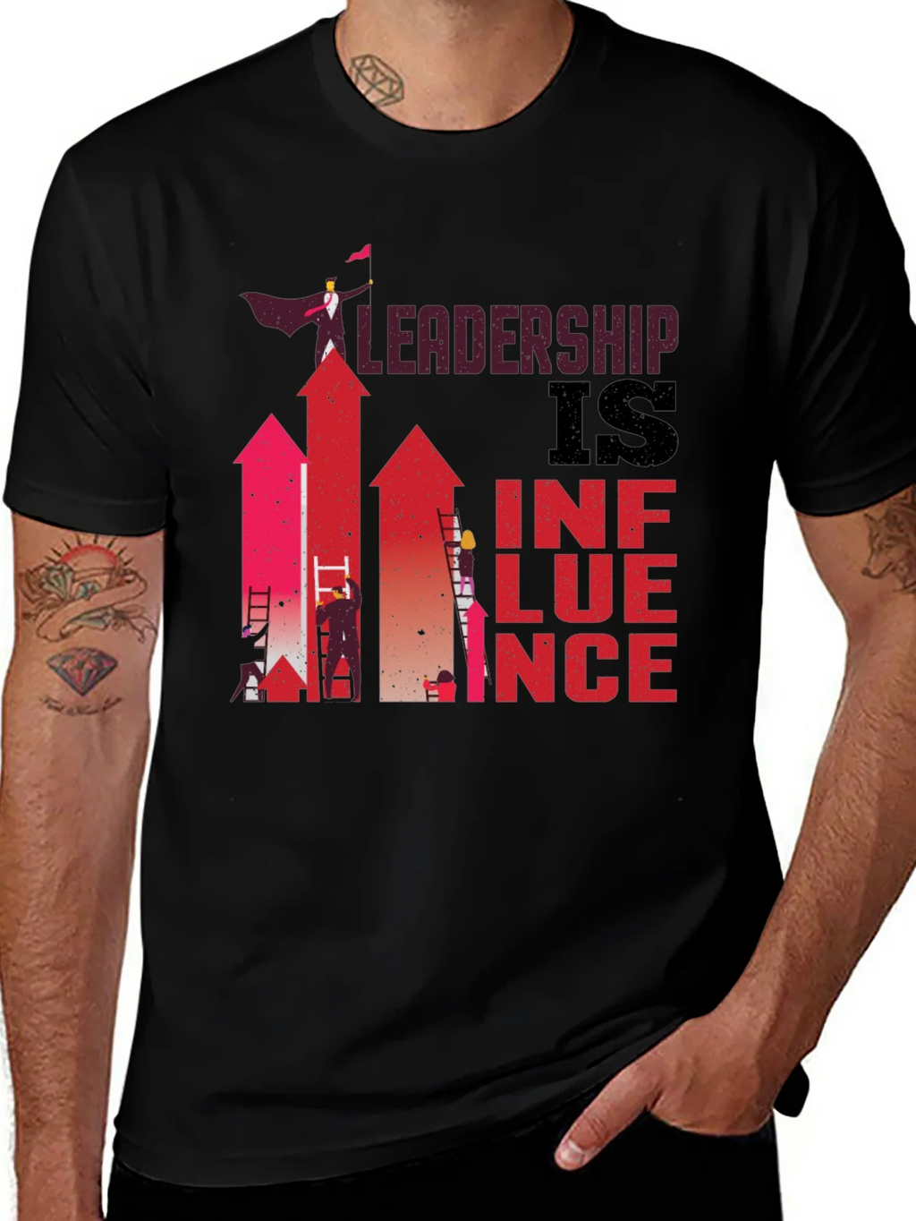 Leadership is Influence Graphic T-Shirt product image 1