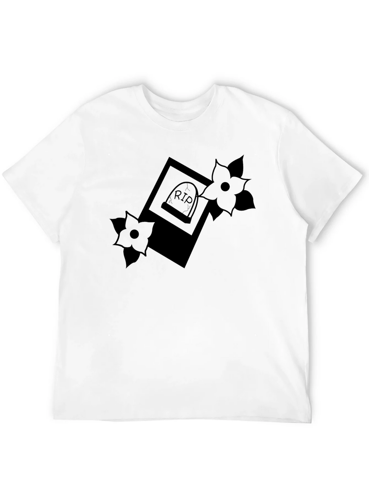 RIP Tombstone Floral Graphic T-Shirt product image 11