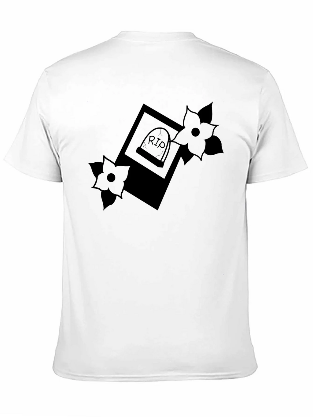 RIP Tombstone Floral Graphic T-Shirt product image 10