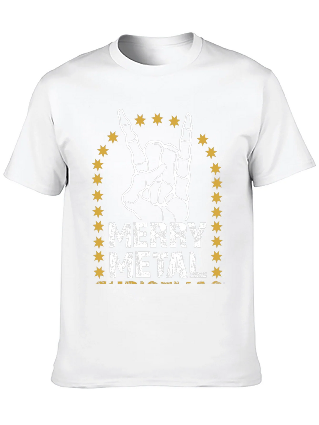 Merry Metal Rock Hand T-Shirt product image 9