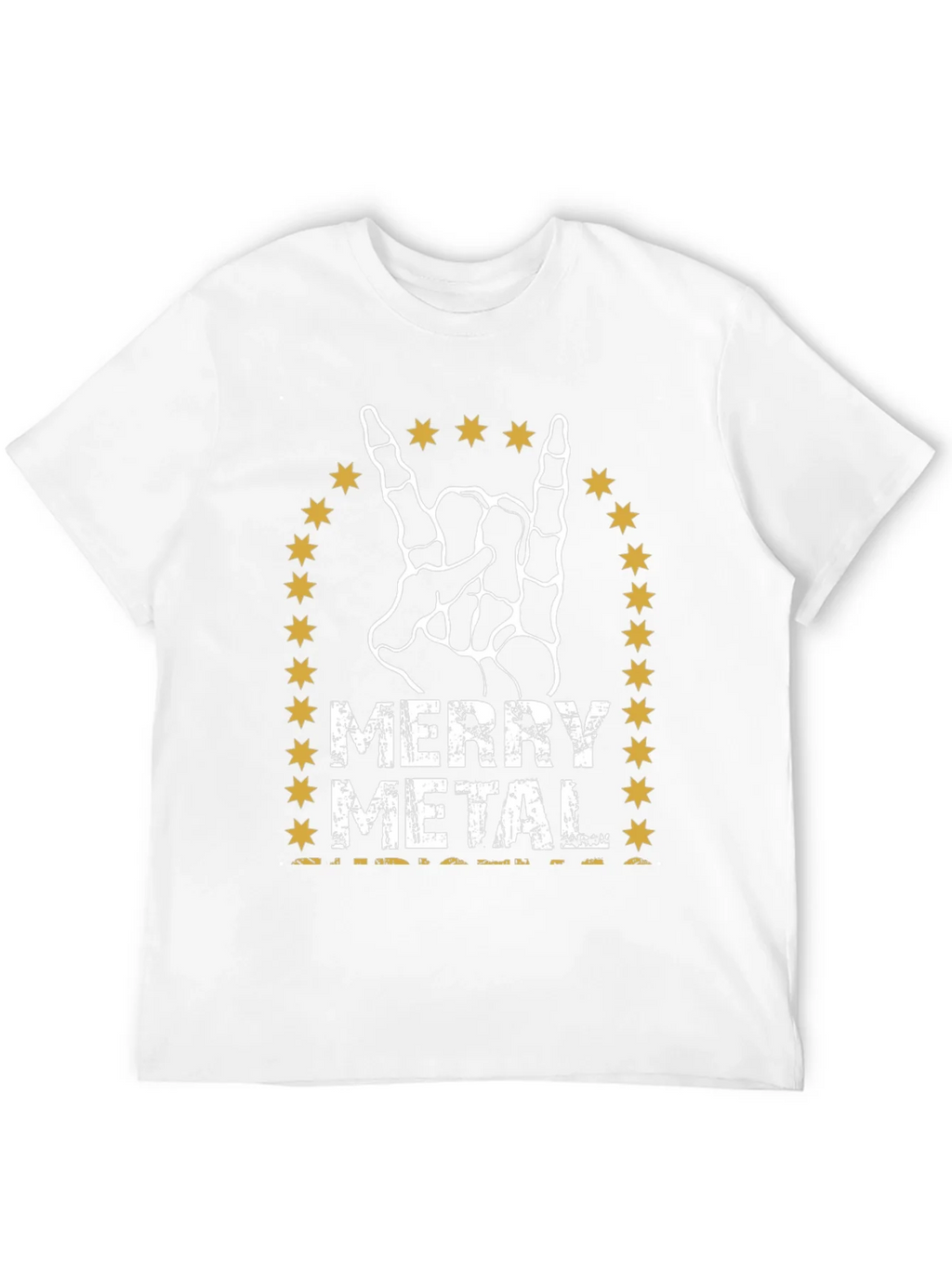 Merry Metal Rock Hand T-Shirt product image 11