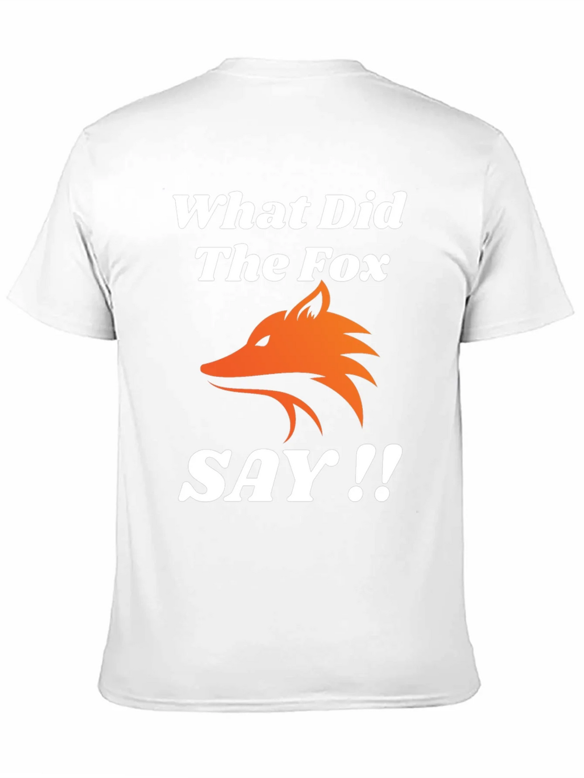 What Did The Fox Say T-Shirt - Black Tee product image 10