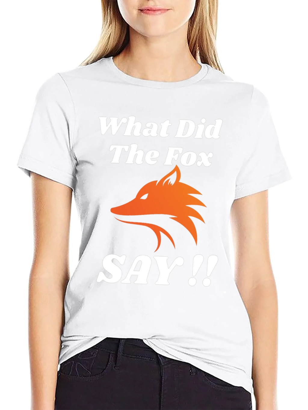 What Did The Fox Say T-Shirt - Black Tee product image 8
